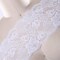 2 Yards Exquisite White Polyester Double Scalloped Floral Lace Trim 5 Inch Wide